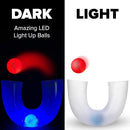 pindaloo Original Led Light Neon Skill Game with 2 Balls- Gifts for Kids and Adults Indoor & Outdoor Games, Girls, & Teens - Gift Ideas, Fun Stuff, Develops Motor & Juggling Skills (Neon) by TinyTreasures Baby Boutique