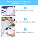 5 Pcs Mesh Laundry Bags for Delicates with Zipper, Lingerie Bags for Laundry, Travel Storage Organize Bag, Clothing Washing Bags for Laundry,Blouse, Hosiery, Stocking, Underwear, Bra and Lingerie by TinyTreasures Baby Boutique