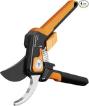 PrunePro Pruning Shears for Gardening Professional Bypass Hand Pruner Stainless Steel Sharp Blade Garden Scissors Plant Flower Garden Clipper Orange 4 Pack by GreenHaven Gardens