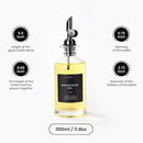 Molimoli Olive Oil Dispenser Bottle for Kitchen With Weighted Pourer - Glass Cruet Set of 4 | 350ml by CozyNest Decor