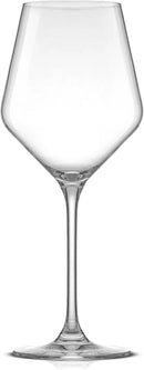 JoyJolt Layla White Wine Glasses, Set of 4 Italian Glasses, 13.5 oz Clear – Made in Europe by CozyNest Decor