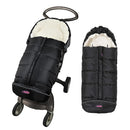 German Designed Universal Stroller Footmuff, 5 Way Zippers Style for Baby Easy in & Out of Water Repellent Winter Stroller Bunting Bag, Height/Temperature Adjustable Anti-Kick Stroller Sleeping Bag by TinyTreasures Baby Boutique