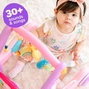 Move2Play, 4-in-1 Baby Play Mat & Activity Center Gym | Walker | Infant Toy for Tummy Time | Birthday Gift for 3, 4, 5, 6, 7, 8, 9, 10, 12 + Month Old Boys & Girls (Pink) by TinyTreasures Baby Boutique