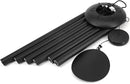ASTARIN 45 in Memorial Wind Chimes Large with 6 Heavy Tubes, Large Deep Tone Wind Chimes Outdoor for Garden Hanging Décor,Sympathy Gifts. Black by CozyNest Decor