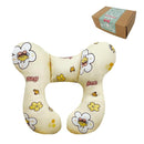 Baby Neck Pillows, Comfortable Baby Travel Head Neck Support Pillow for Car Seat Stroller Pushchair, Soft PP Cotton Travel Pillow for 0-1 Year Old Toddler Infant Newborn, Bee by TinyTreasures Baby Boutique