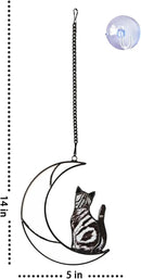 Loss of Cat Tabby Cat American Shorthair Cat Memorial Gifts Stained Glass Cat Gifts for Cat Lovers. by GreenHaven Gardens