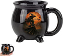 Custom Witch Cauldron Mug, Witch Themed Halloween Coffee Mug, Personalized Witches Brew Halloween Coffee Mug For Women, Besties, Family, Witches Cauldron (1 Pcs) by TinyTreasures Baby Boutique