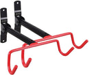 Dirza Bike Wall Mount Bike Hanger 2 Pack Foldable Bicycle Storage Horizontal Bike Rack Bike Hook for Garage Indoor Shed with Screws by GreenHaven Gardens