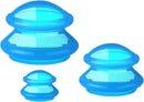 3Pcs Cupping Therapy Set-Professional Silicone Cupping, Suitable for Facial Body Massage/Deep Myofascial Release/Pain Relief/Muscle Relaxation & More (Blue,3pcs) by CozyNest Decor