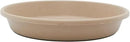 The HC Companies 10 Inch Round Plastic Classic Plant Saucer - Indoor Outdoor Plant Trays for Pots - 10.75"x10.75"x1.75" Sandstone by GreenHaven Gardens