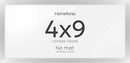 Homeforia 4x9 Business License Frame, High End Metal 4 x 9 Silver Certificate Frame with Real Glass, 9x4 Document Frames for Wall or Tabletop, 4 by 9 Picture Frames, Tempered Glass, Wall Kit, Set of 1 by CozyNest Decor