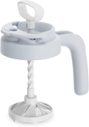 Papablic 32oz Formula Mixing Pitcher Lid, Breastmilk Pitcher Mixing Handle & Flip Locking Spout for Mixing Formula/Breastmilk/Protein Powder/Coffee, Blue by TinyTreasures Baby Boutique
