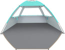 Venustas Beach Tent Sun Shelter for 3/4-5/6-7/8-10 Person, UPF 50+ UV Protection Beach Canopy, Lightweight and Easy Setup Cabana, Portable Shade Tent by TinyTreasures Baby Boutique