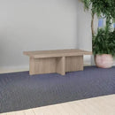 Henn&Hart Elna Coffee Table, 44" Wide,Grey by CozyNest Decor