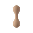 mushie Silicone Baby Shaker Rattle Toy | Ages 3+ Months (Natural) by TinyTreasures Baby Boutique