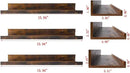 Giftgarden 16 Inch Floating Shelves for Wall Set of 3, Rustic Wall Mounted Picture Ledge Wooden Wall Shelf for Living Room Bedroom Kitchen Bathroom, 3 Different Sizes by CozyNest Decor
