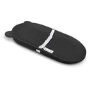 Changing Pad, Wipeable Diaper Changing Pad with Safety Belt for Changing Table, Nursery, Dresser, EVA Non-Slip Baby Changing Table Pad, Black by TinyTreasures Baby Boutique