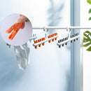 Clothes Hanger 2 Pack Clothes Drying Racks Windproof for Drying Socks Bras Underwears Baby Clothes Hats Scarfs Towels Pants and Gloves Diaper Grey Orange by TinyTreasures Baby Boutique