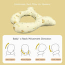 Baby Head Rest Pillow for Stroller Cartoon Neck Chin Support Pillows for Infants Toddler Neck Protection Cushion for Travelling, Music Bear by TinyTreasures Baby Boutique