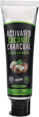 ZJchao Bamboo Charcoal Toothpaste, Activated Charcoal Coconut Oil Toothpaste for Teeth Whitening by CozyNest Decor