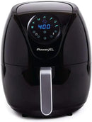 PowerXL Air Fryer 7 QT Maxx Classic, Extra Hot Air Fry, Cook, Crisp, Broil, Roast, Bake, High Gloss Finish, Nonstick, Black by CozyNest Decor