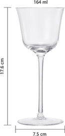 Vintage Crystal Nick & Nora/Wine Coupe Glasses - Set of 2 (5 OZ)