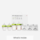 Comotomo Baby Bottle Bundle, Green, (7 Piece Set) by TinyTreasures Baby Boutique