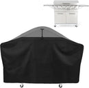 Griddle Cover for Members Mark Pro Series 5 Burner Outdoor Flat Top Gas Griddle, 600D Waterproof Heavy Duty Members Mark Griddle 5 Burner Cover, Includes Support Pole, Outdoor BBQ Accessory by GreenHaven Gardens