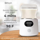 DrBash Portable Bottle Warmer for Travel, Leak-Proof Travel Baby Bottle Warmer with Fast Heating for Breastmilk, Safety Material Baby Bottle Warmer for Dr. Brown, Medela, Tommee Tippee, ComoTomo, by TinyTreasures Baby Boutique