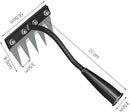 Gardening Hand Weeder Tool,Manual Weeder Tool with Detachable Blades, 4 Sizes High Carbon Steel Dual-Edge Design for Farm Garden Lawn Weed Removal, Soil Cultivation & Root Extraction (5 Tines) by GreenHaven Gardens