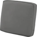 Classic Accessories Montlake Patio Furniture Cushion, 21"W x 22"H x 4"Thick, Light Charcoal by GreenHaven Gardens