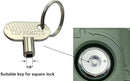 Sprinkler Controller Door Key Sprinkler Timer Lock Key for Orbit and Hydro-Rain, Metal (2pcs) by GreenHaven Gardens