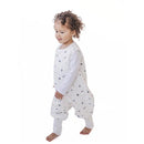 Tealbee Dreamsuit: Toddler Sleep Sack with Feet 3T 4T - 1.5 TOG Winter Baby Wearable Blanket for Walkers - Rayon made from Bamboo, Organic Cotton Sleep Bag - Mushroom by TinyTreasures Baby Boutique