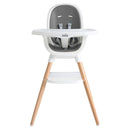 Joie Chai Multi-Mode Highchair - European Beech Wood, Convertible, 9+ Modes, Birth up to 60 lb. (Shadow) by TinyTreasures Baby Boutique