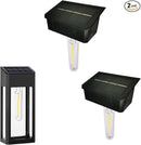 GOODFOEVER 2 Pack Solar Lights - Outdoor Fence and Wall Light Inserts, Waterproof by GreenHaven Gardens