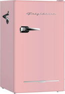 Frigidaire EFR376 Retro Bar Fridge Refrigerator with Side Bottle Opener, 3.2 cu. Ft, Pink/Coral by CozyNest Decor