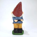 Garden Gnomes Outdoor with LED Solar Light - 11’’Spring Gnomes Decorations for Home/Yard/Patio with Lantern - Solar Garden Statues (Bubble Gnome) by CozyNest Decor