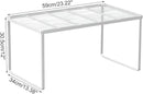 Kitchen Cabinet Storage Shelf Stackable Wire Spice Rack Organizer Heavy Duty Space Saver for Bathroom Bedroom Closet Laundry Room Office Countertop - White, Pack 1 by CozyNest Decor