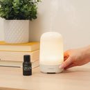 Vitruvi Glow Ultrasonic Essential Oil Diffuser | Aromatherapy Diffuser for Home, Kids Room, Room Decor (100 ml) White by TinyTreasures Baby Boutique