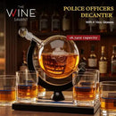 Police Officers Decanter - Whiskey and Wine Set 850ml by The Wine Savant