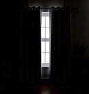 MIUCO Room Darkening Curtains Textured Grommet Thermal Insulated Blackout Curtains for Bedroom Set of 2 52x95 Inch Greyish White by TinyTreasures Baby Boutique