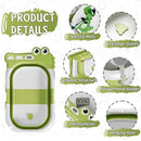 TPN Collapsible Baby Bathtub, Baby Bath Tub with Soft Cushion & Real-Time Thermometer, Baby Bathtub Infant to Toddler Tub (0-36 Months), Portable Newborn Travel Bath tub by TinyTreasures Baby Boutique