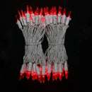 Red LED Christmas Lights - 100 Count Red Christmas String Lights for Tree, Party, Bedroom, Wedding, Indoor and Outdoor Valentines Day Decorations, 33 Feet White Wire, UL Certified, Connectable by GreenHaven Gardens