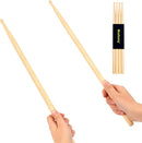 5A Wood Drum Sticks for Kids: 2 Pairs Drumsticks for Electronic Drumming Children Adults Beginner Percussion Accessories by TinyTreasures Baby Boutique