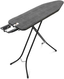 Brabantia Size B Ironing Board (49x15 in) 7 Height Options, Adjustable Steam Iron Rest Holder (Denim Black) Non-Slip Feet, Anti-Collapse Child Locks by CozyNest Decor