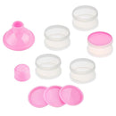 Accmor Formula Dispenser On The Go, 5 Compartments Stackable Formula Container for Travel, Baby Milk Powder Kids Snack Container, BPA Free by TinyTreasures Baby Boutique