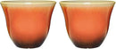 Classic Home and Garden Honeysuckle Resin Flower Pot Planter, Tequila Sunrise, 15" (Pack of 2)