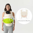 Ergonomic Baby Carrier for Newborns to Toddlers (7-35 lbs) with Adjustable Straps and Belt Bag – Comfortable, Versatile, and Stylish Babywearing Solution by TinyTreasures Baby Boutique