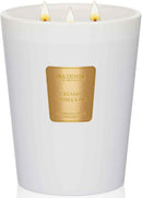 M&SENSE Extra Large Candle Creamy Vanilla Scented, 3-Wick 35oz 150H Long Lasting, Natural Soy Wax Aromatherapy Candle for Stress Relief, Home Fragrance Housewarming Gifts Candle for Home Decor by CozyNest Decor