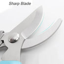 Curve Gardening Scissor with Sharp Stainless Steel Blade Garden Shears for Cutting Flowers Trimming Plants of Yard Florist Flower Rose Herb Hedge Bonsai and Fruits Picking (Pink Handle) by GreenHaven Gardens